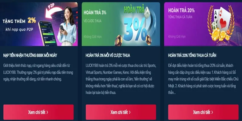 Thưởng nạp tiền 567tv